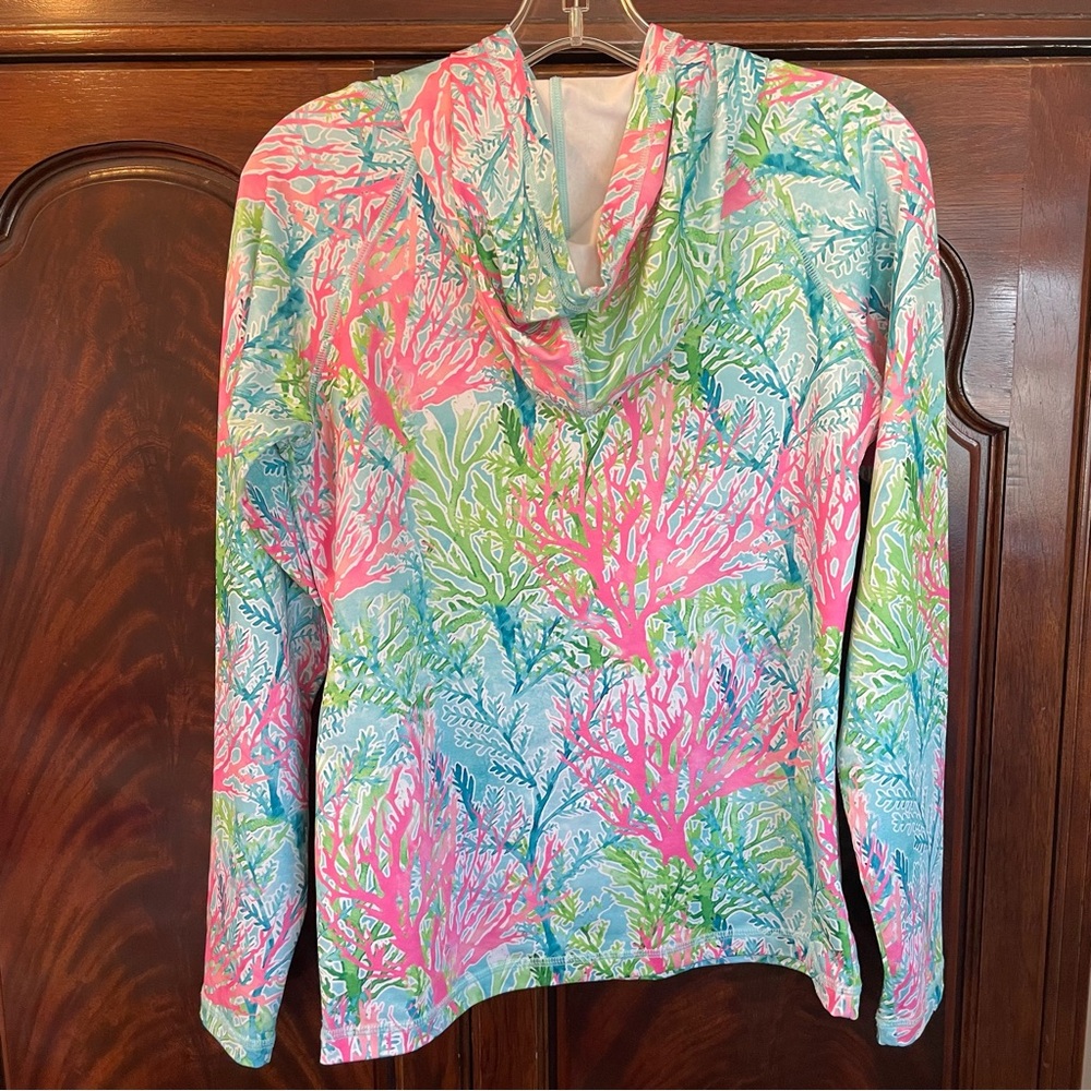 Colorful Reef Sunblocking Hoodie - Picture 2 of 3